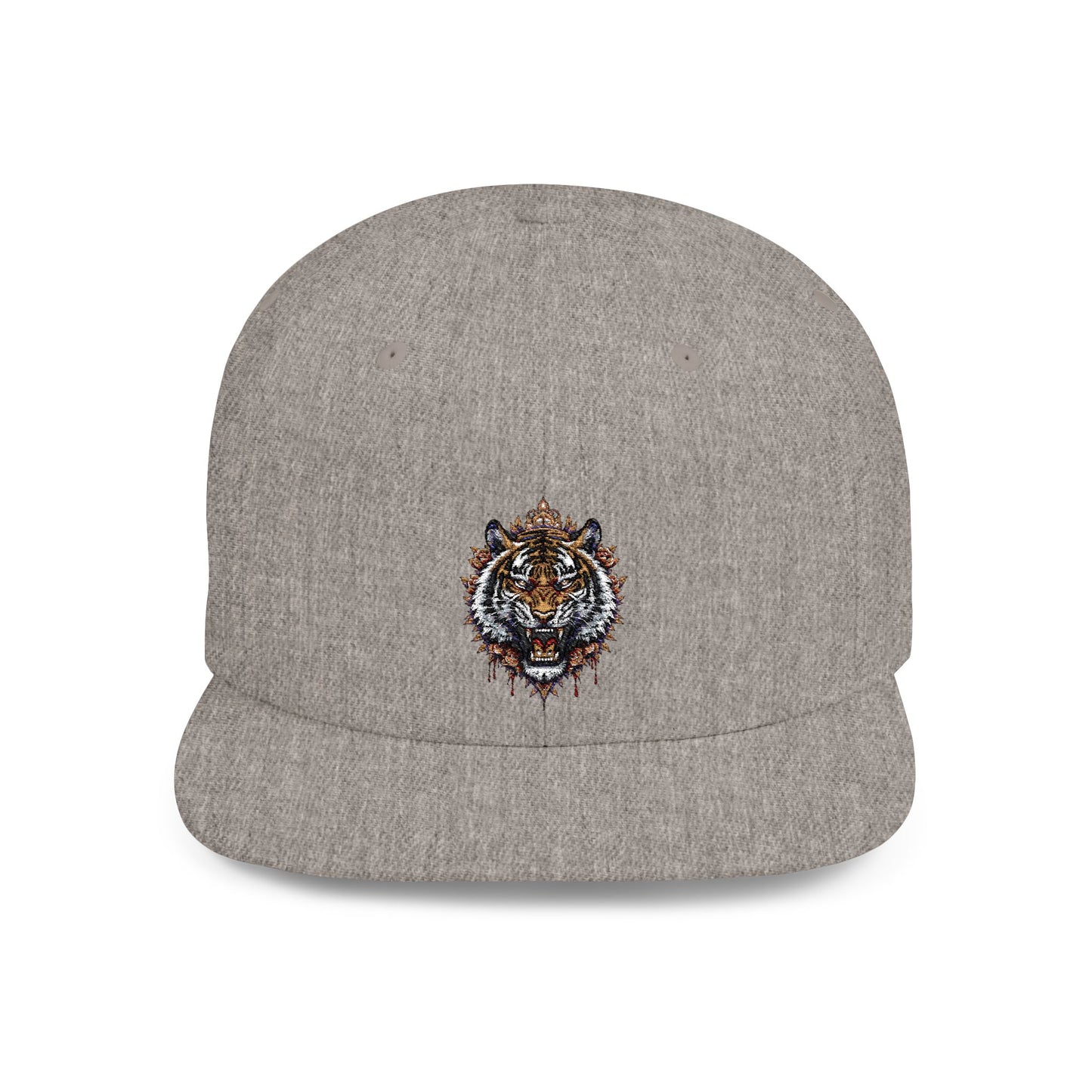 Flat Bill Snapback-Traditional tiger