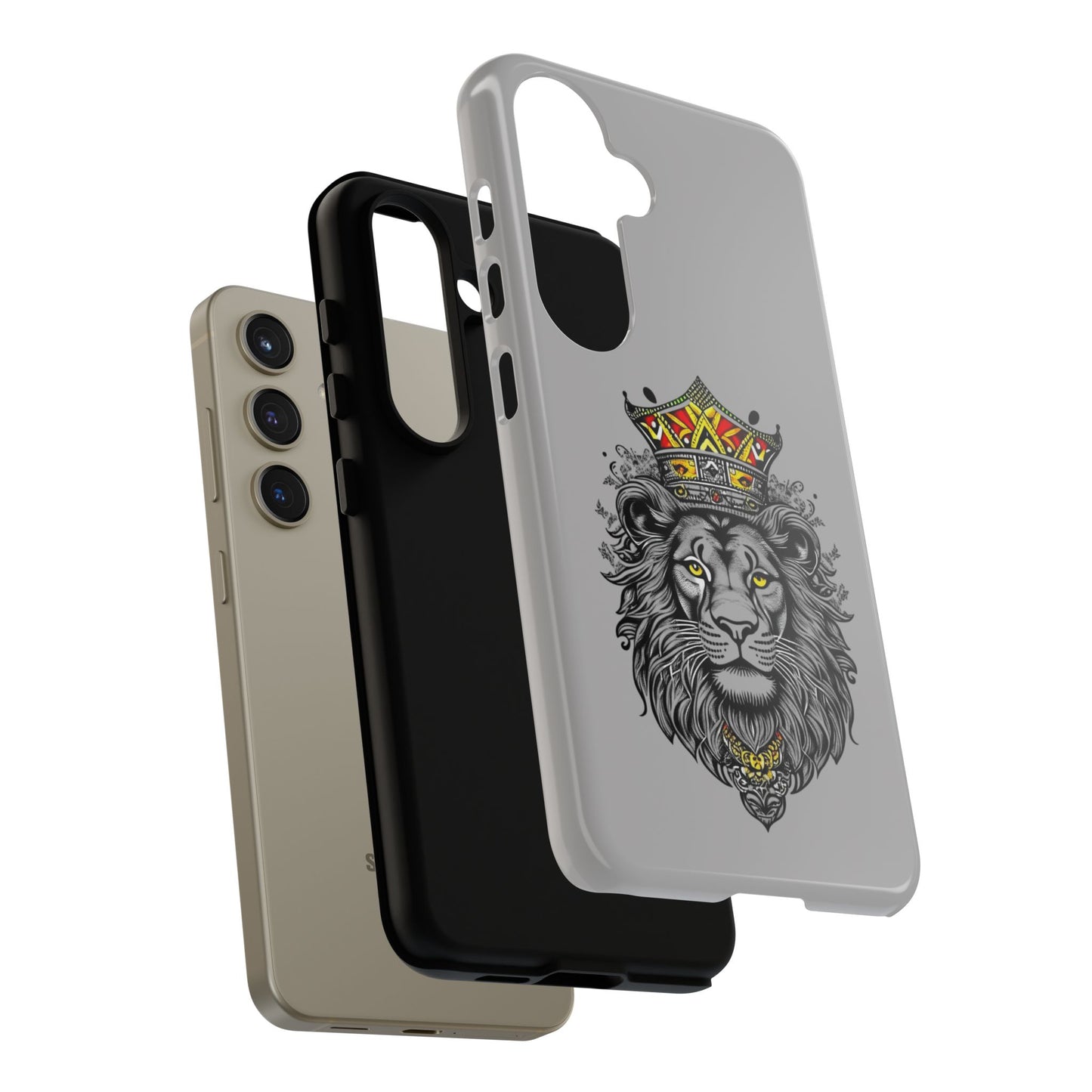 Lion King Phone Case - Tough Cases with Royal Crown Design