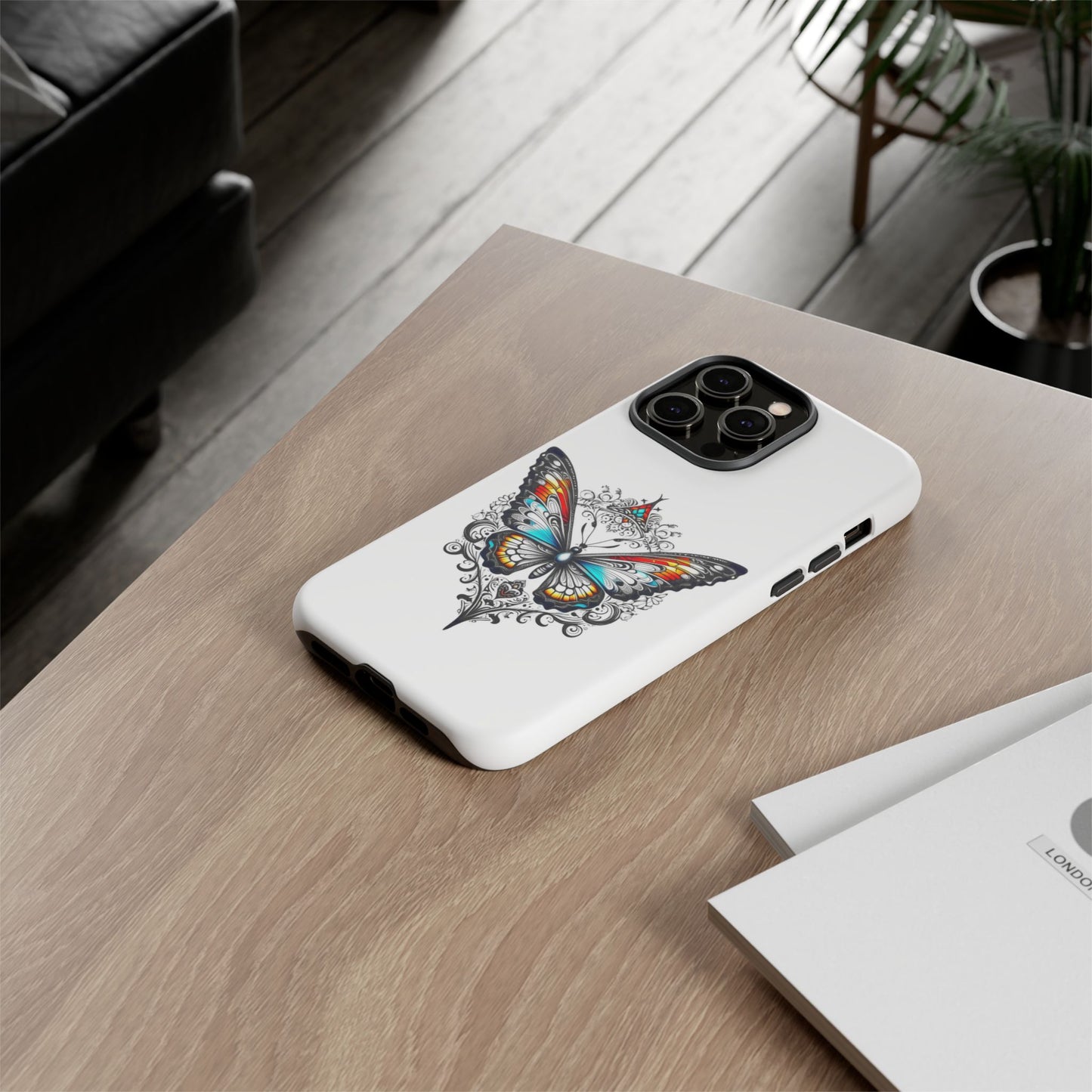Butterfly Tough Case - Stylish Phone Protection