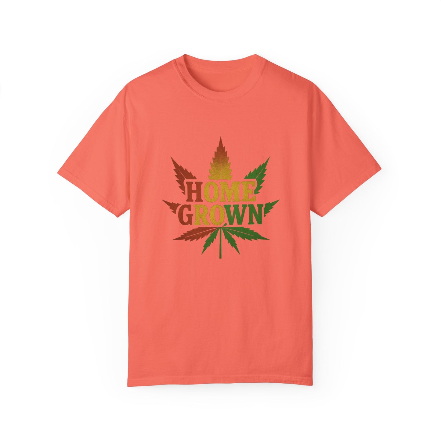 Home Grown Cannabis T-Shirt | Unisex Garment-Dyed Tee for Music Festivals & Relaxed Days
