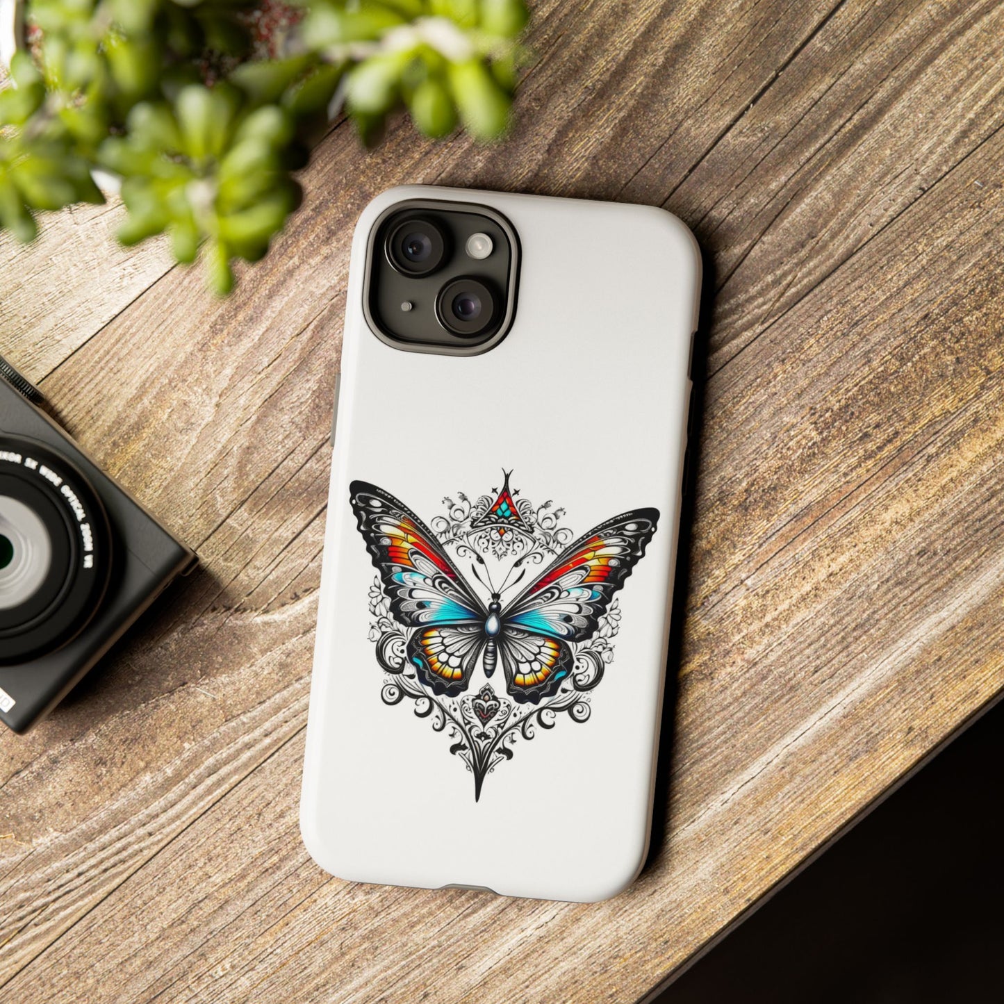 Butterfly Tough Case - Stylish Phone Protection