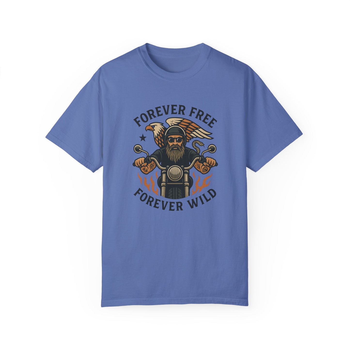 Forever Free Wild Unisex Garment-Dyed T-Shirt