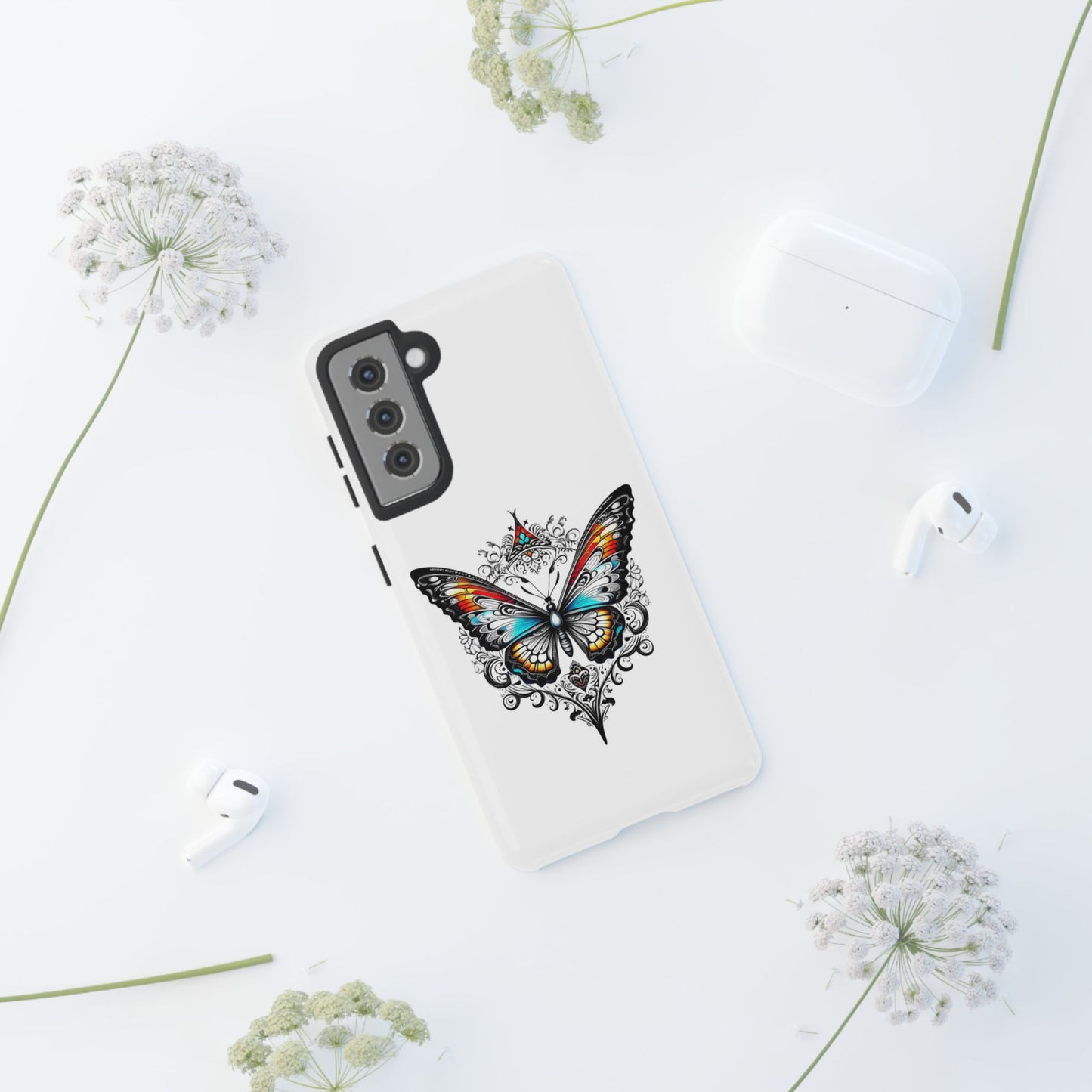 Butterfly Tough Case - Stylish Phone Protection