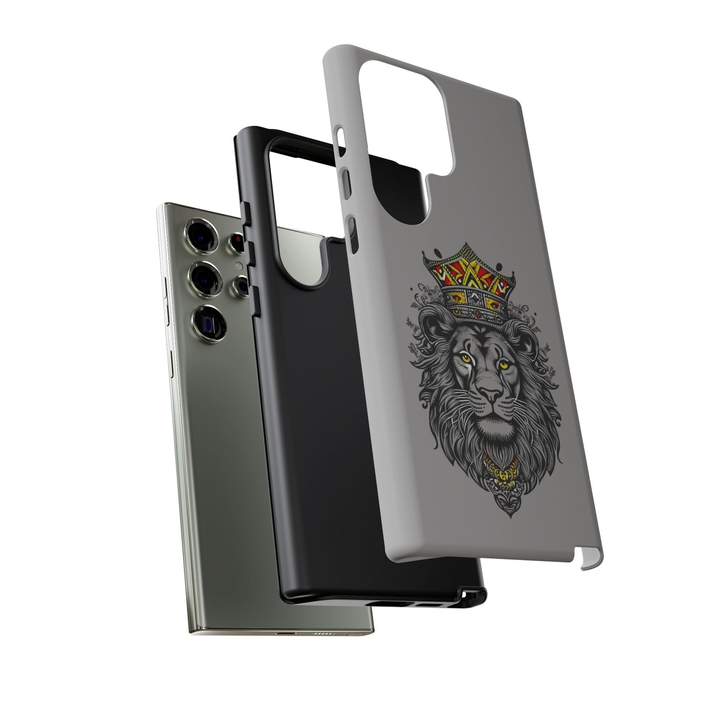 Lion King Phone Case - Tough Cases with Royal Crown Design