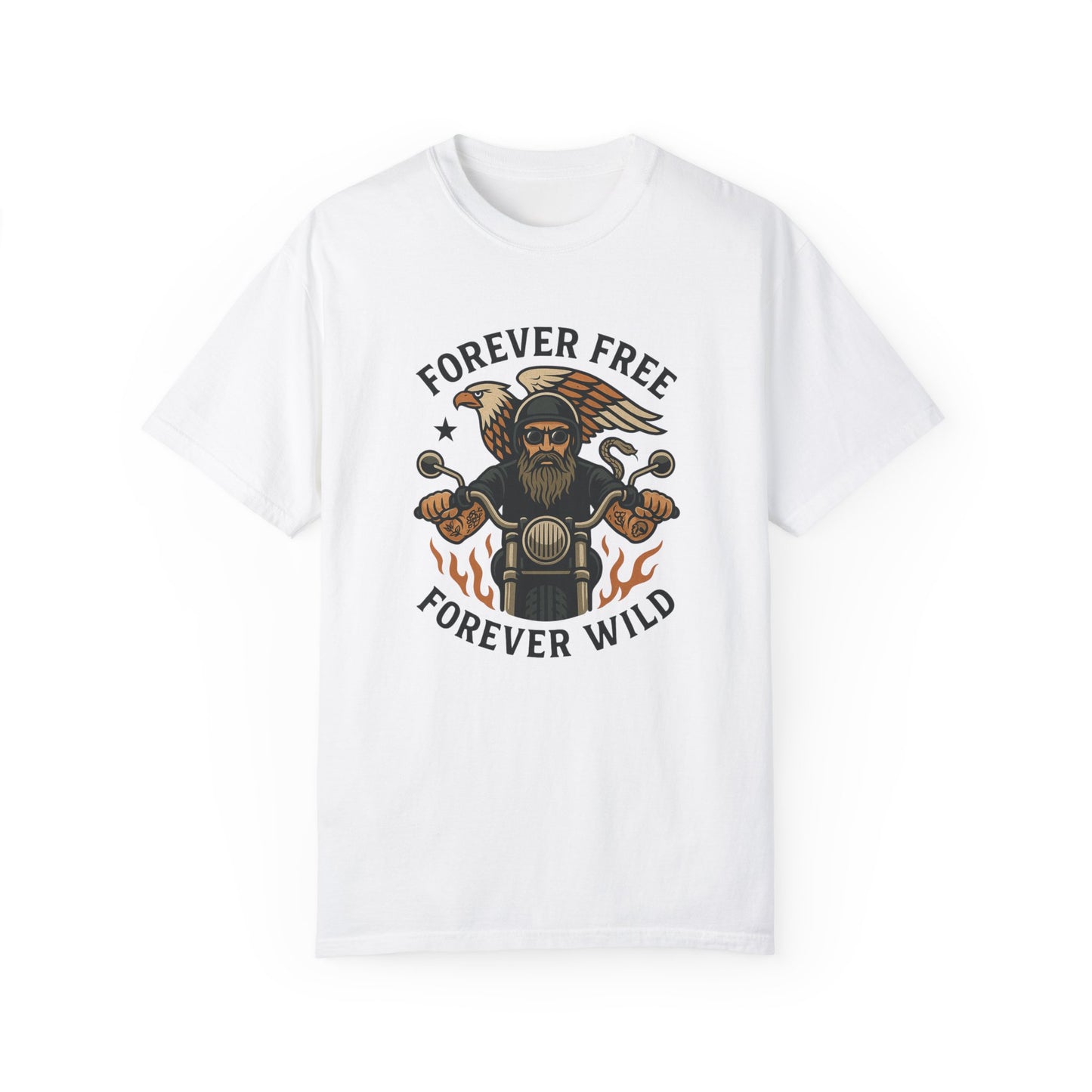 Forever Free Wild Unisex Garment-Dyed T-Shirt