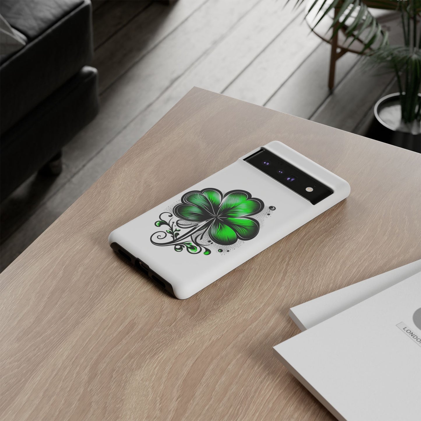 St. Patrick's Day Shamrock Phone Case - Tough & Stylish