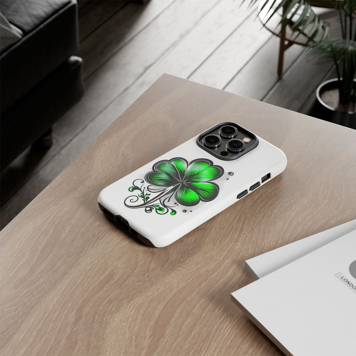 St. Patrick's Day Shamrock Phone Case - Tough & Stylish