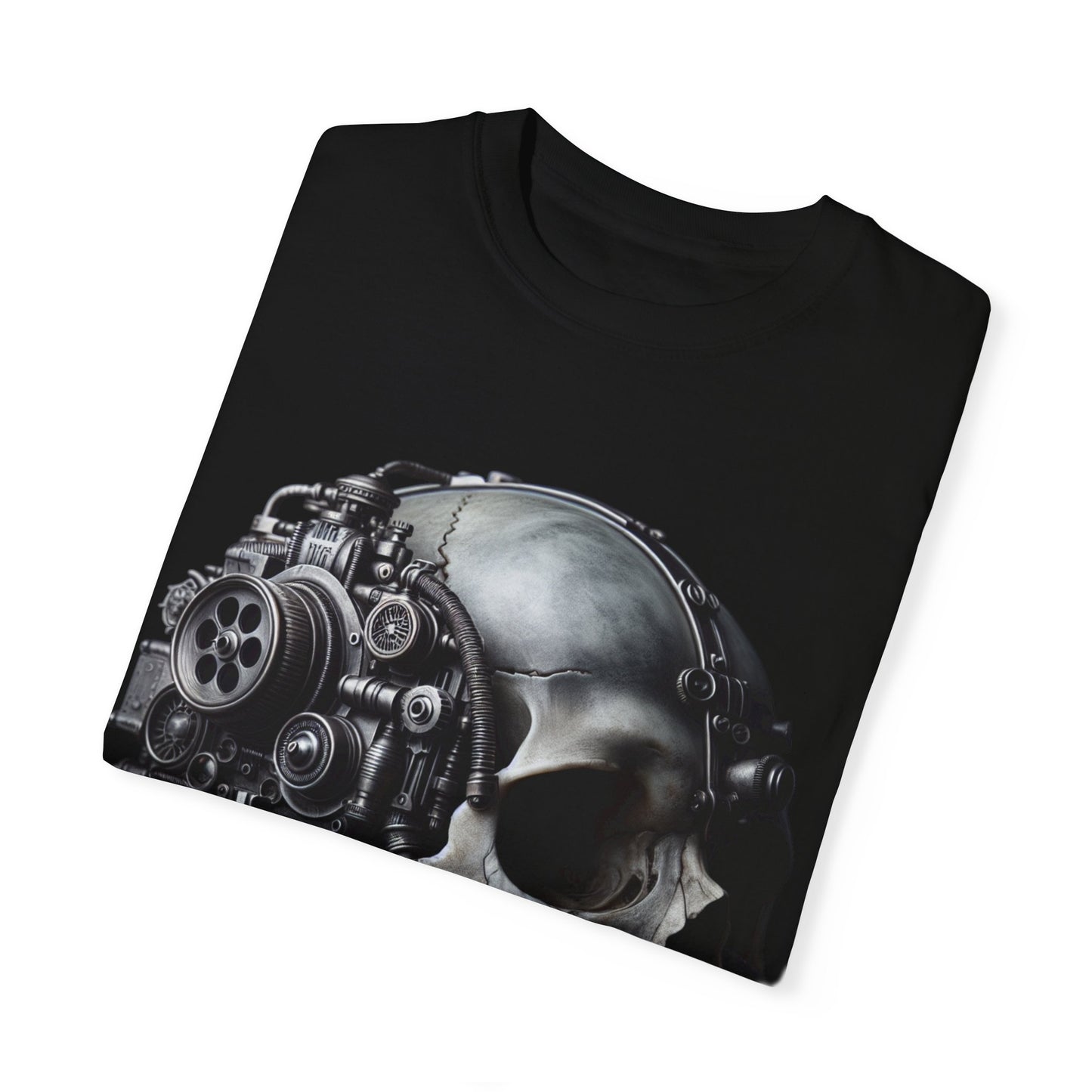 skull with gas mask