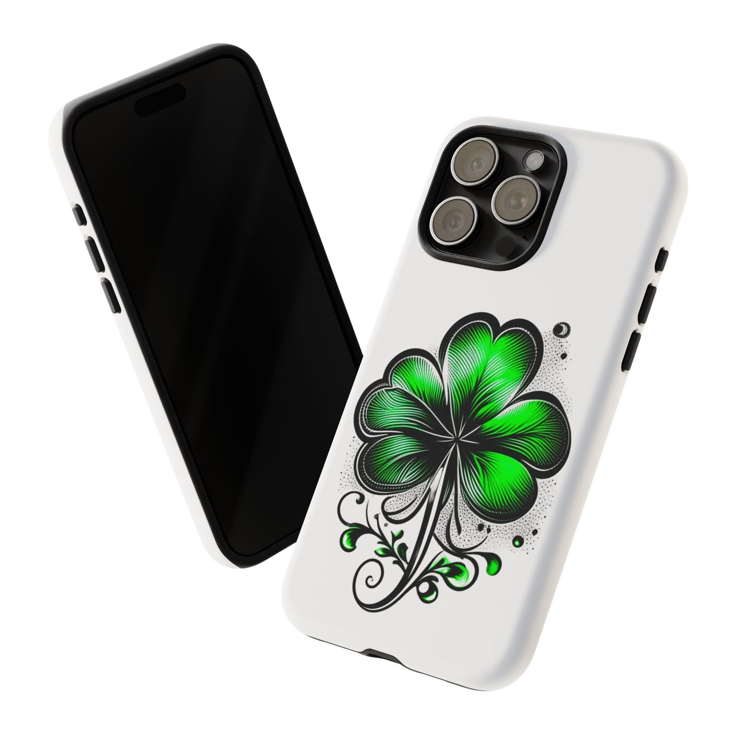 St. Patrick's Day Shamrock Phone Case - Tough & Stylish