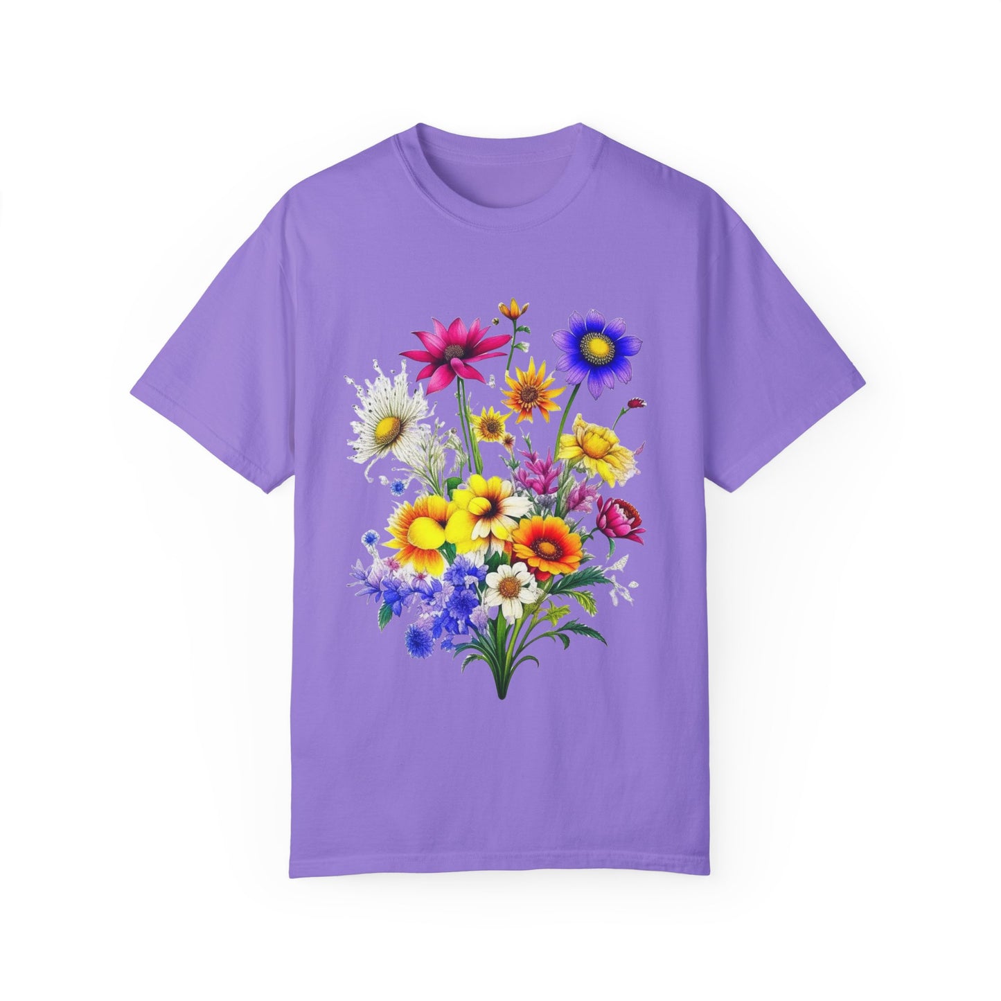 Floral Bouquet Unisex T-Shirt – Perfect for Spring Celebrations