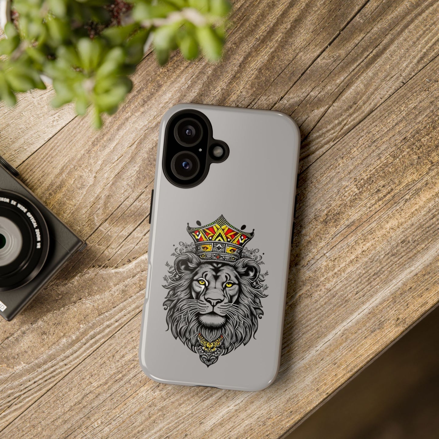 Lion King Phone Case - Tough Cases with Royal Crown Design