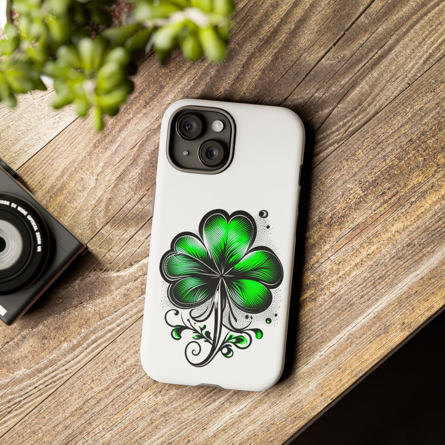 St. Patrick's Day Shamrock Phone Case - Tough & Stylish