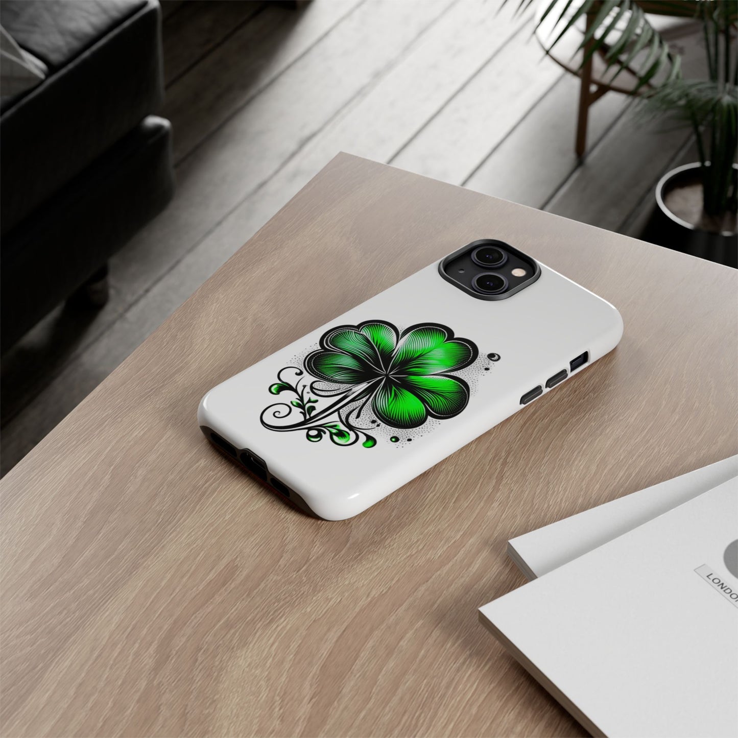 St. Patrick's Day Shamrock Phone Case - Tough & Stylish