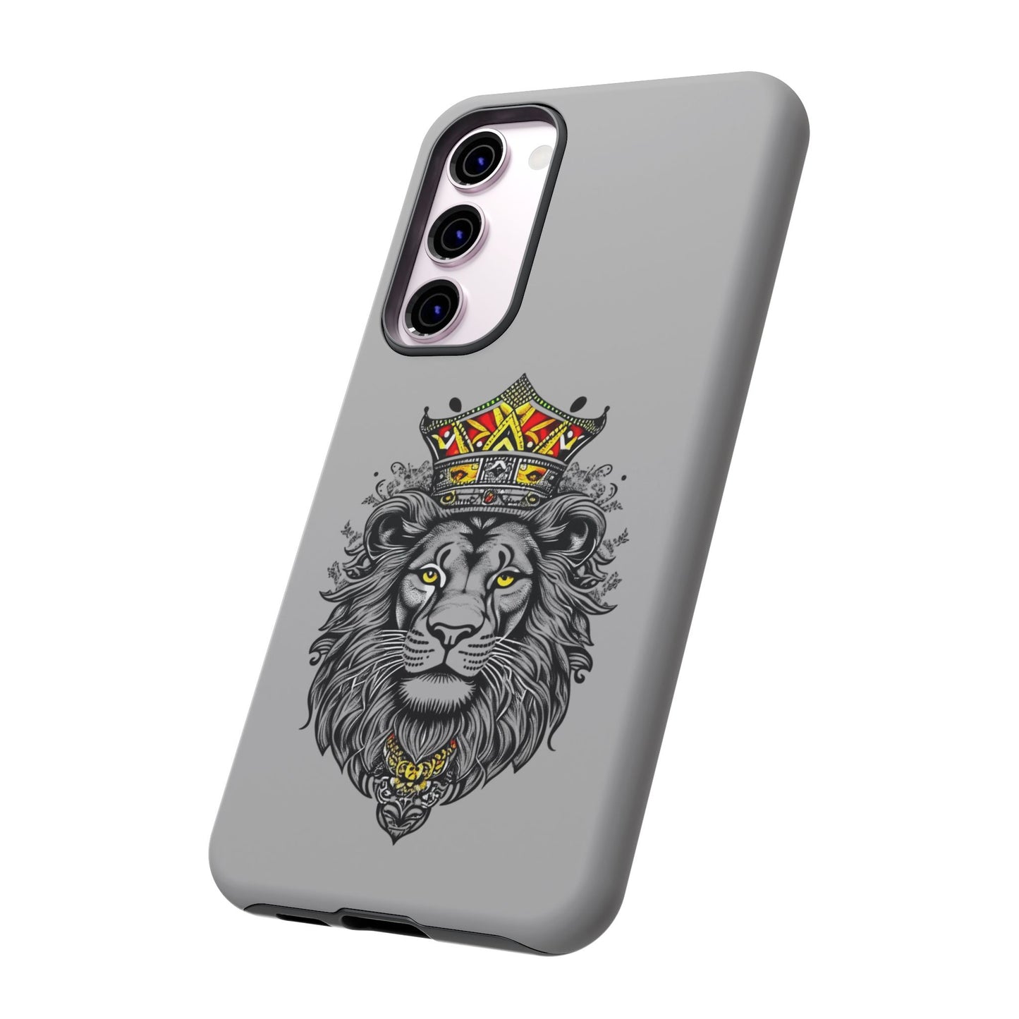 Lion King Phone Case - Tough Cases with Royal Crown Design