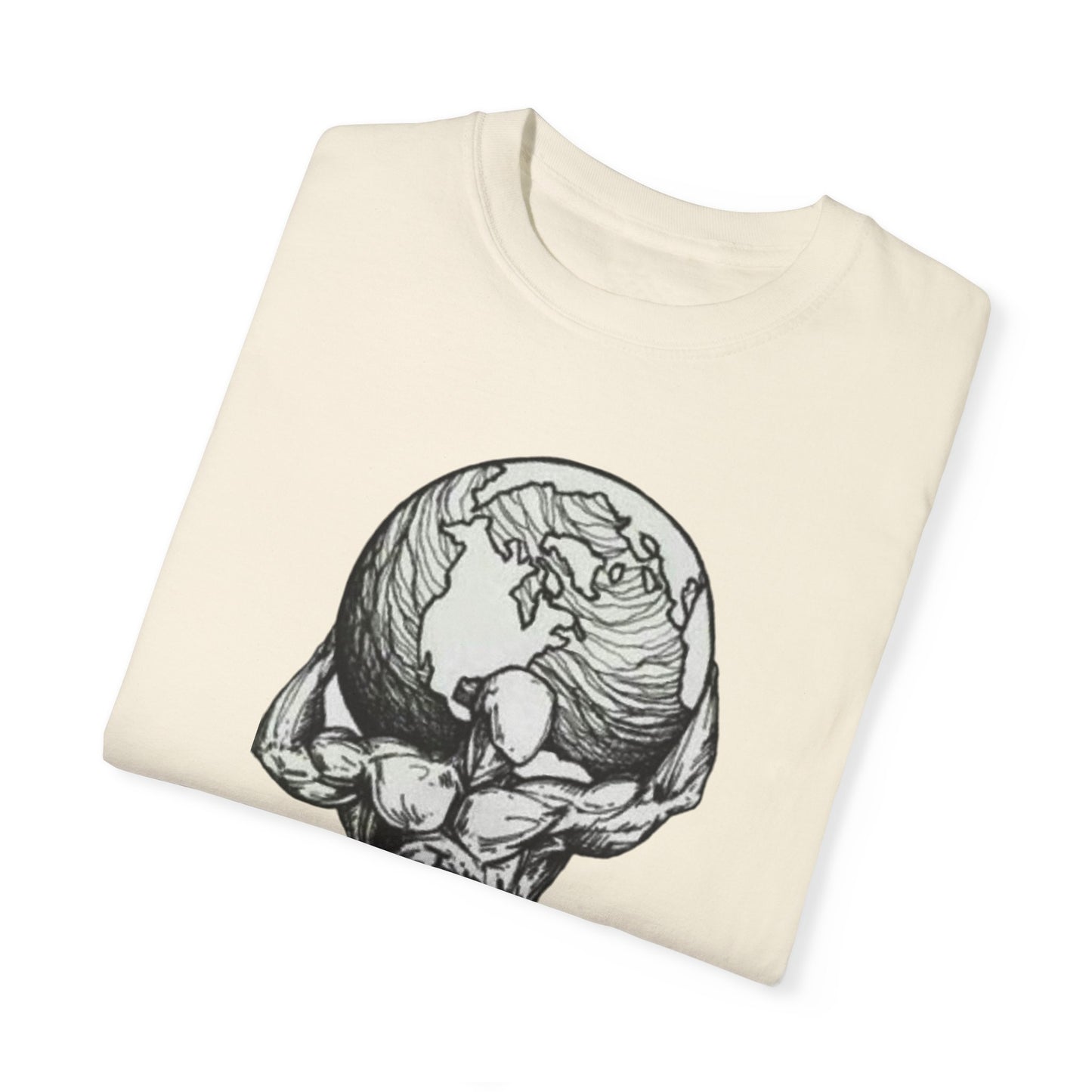 Atlas Earth Graphic Unisex T-Shirt - Comfortable Casual Wear for Nature Lovers