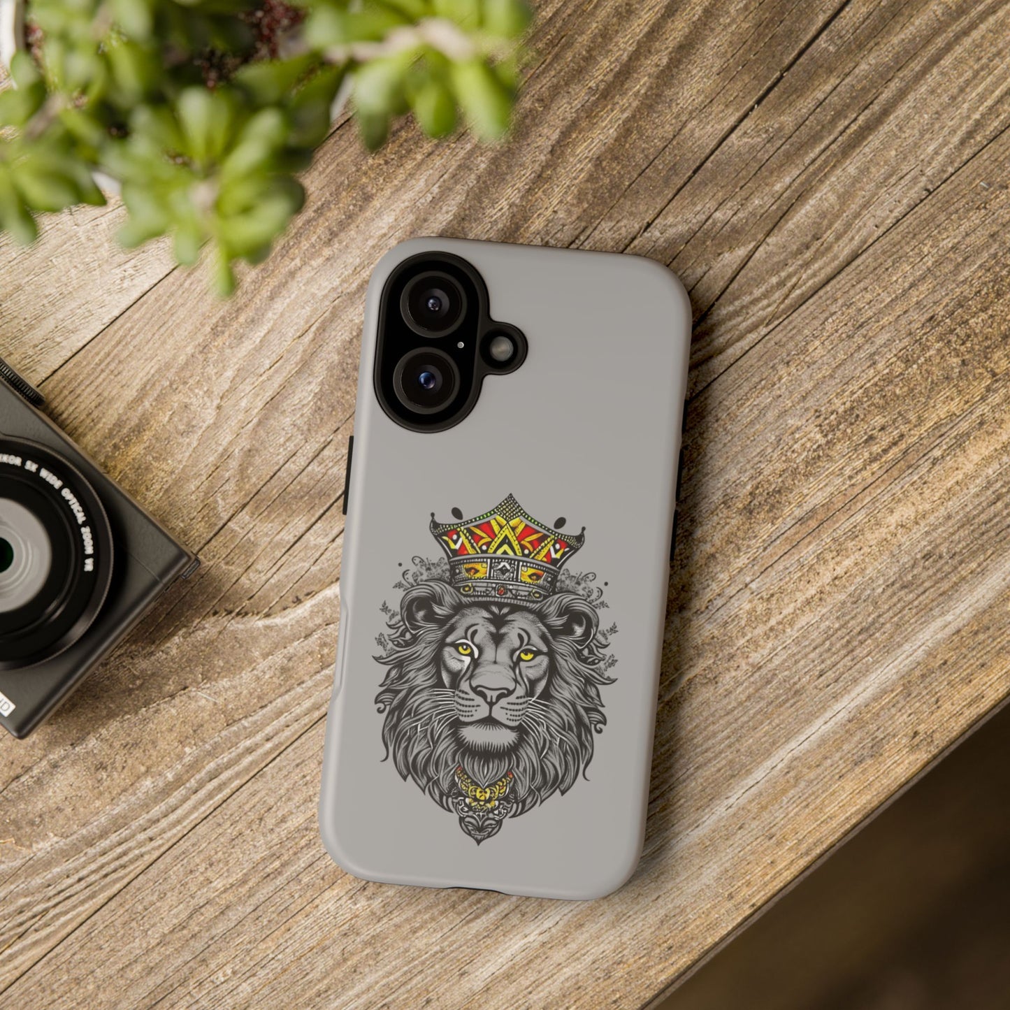 Lion King Phone Case - Tough Cases with Royal Crown Design