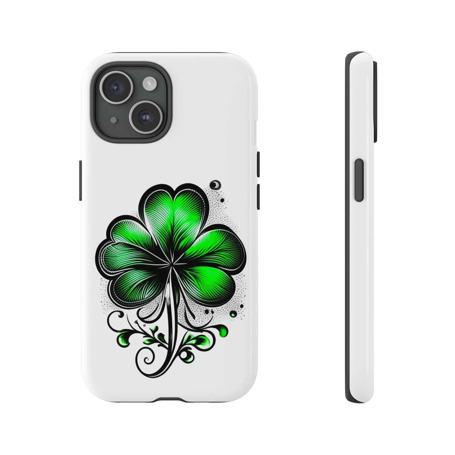 St. Patrick's Day Shamrock Phone Case - Tough & Stylish