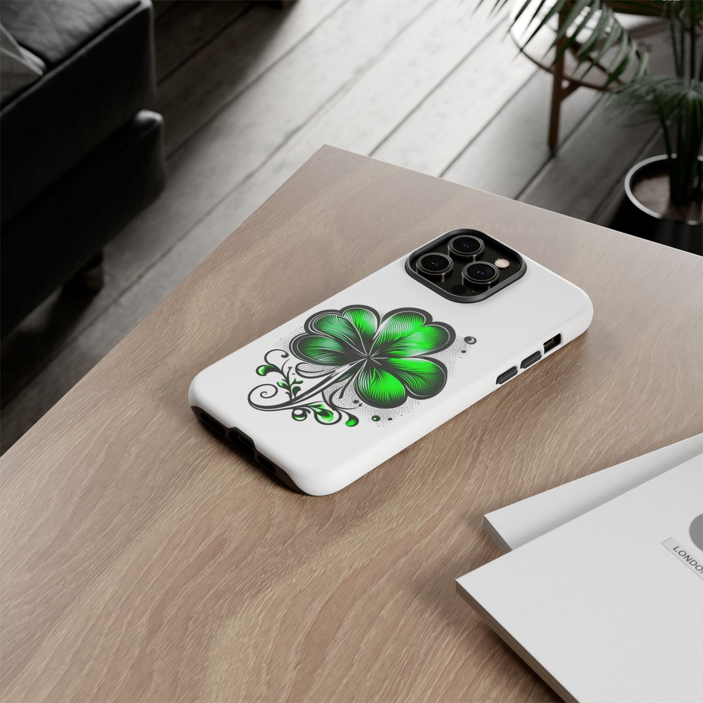 St. Patrick's Day Shamrock Phone Case - Tough & Stylish