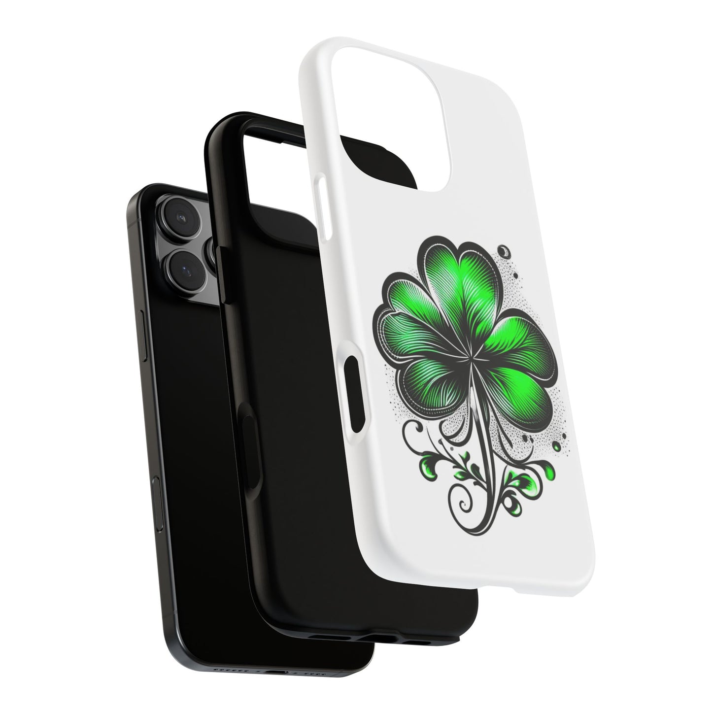 St. Patrick's Day Shamrock Phone Case - Tough & Stylish