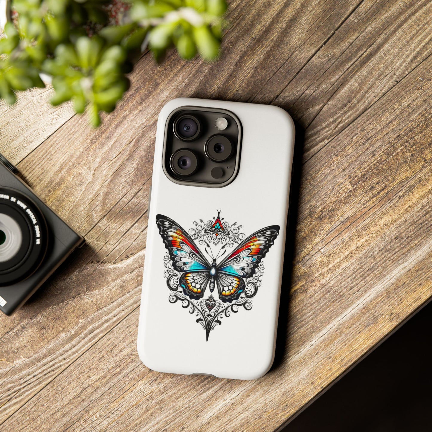 Butterfly Tough Case - Stylish Phone Protection