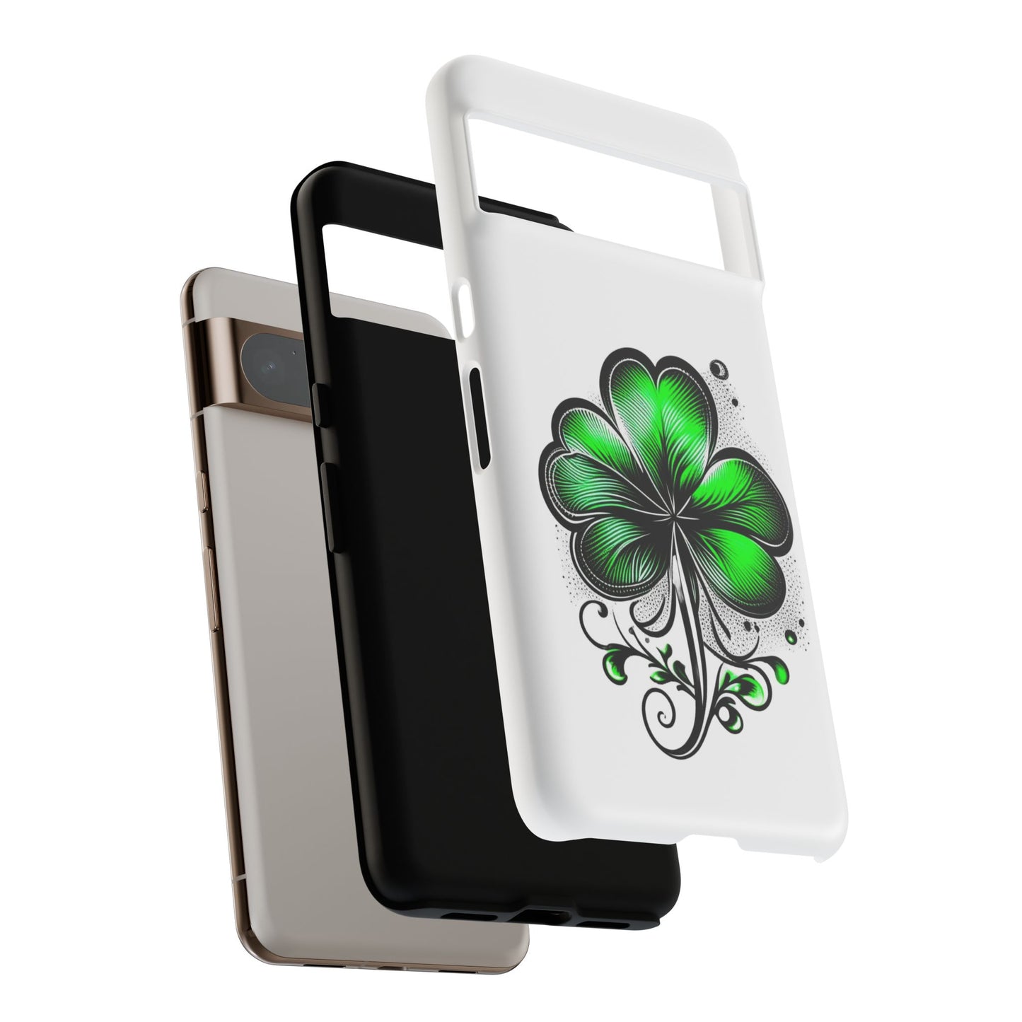St. Patrick's Day Shamrock Phone Case - Tough & Stylish