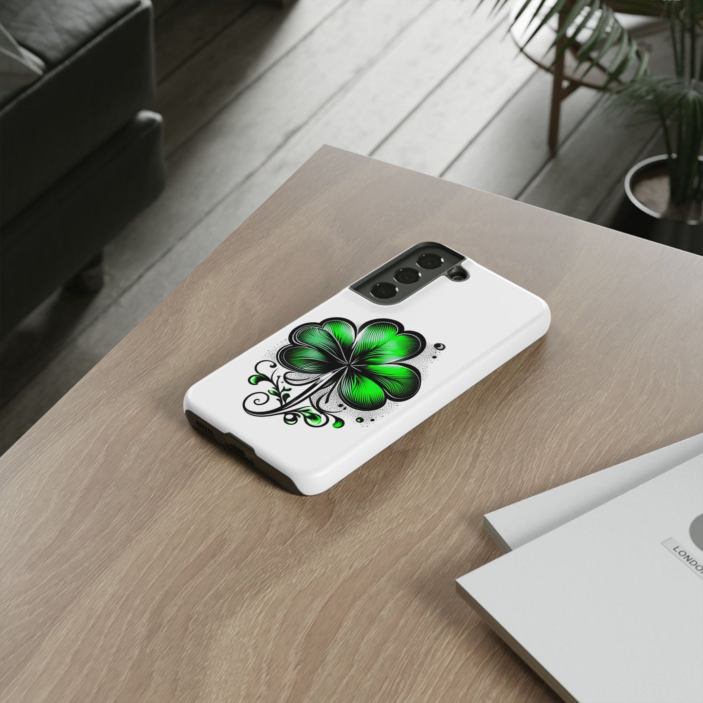St. Patrick's Day Shamrock Phone Case - Tough & Stylish