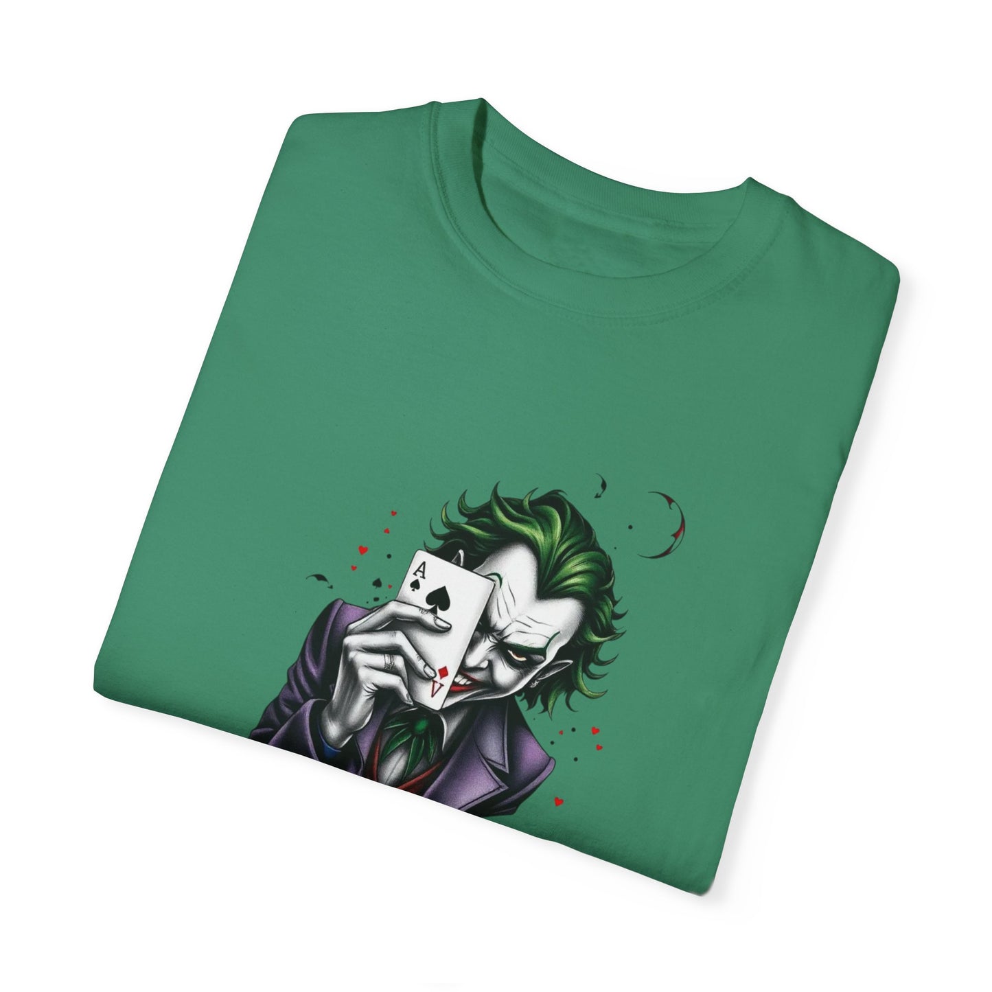 "Joker T-Shirt – Bold Graphic Tee for DC Comics & Supervillain Fans"