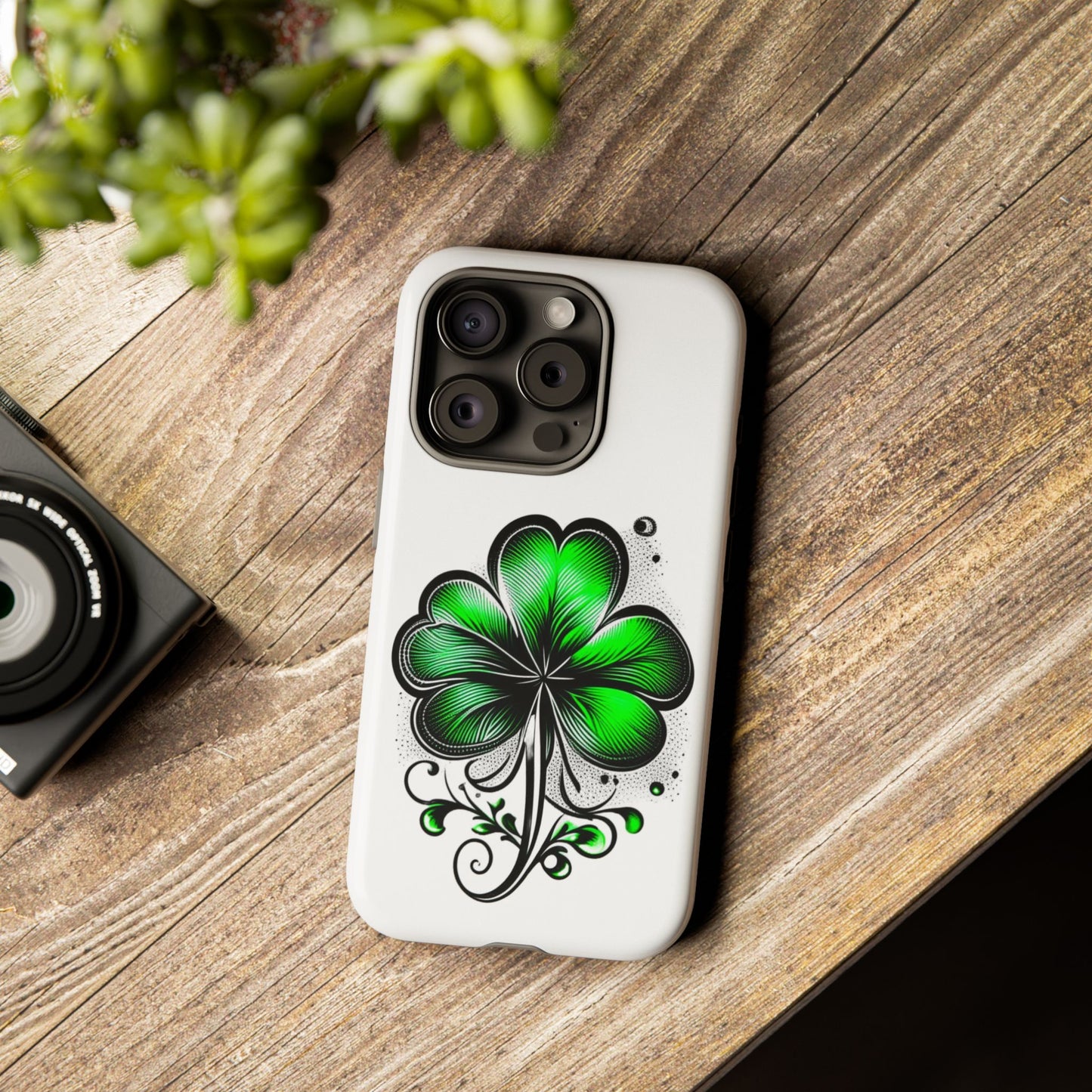 St. Patrick's Day Shamrock Phone Case - Tough & Stylish