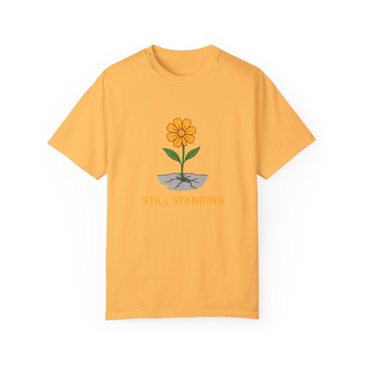 Inspirational Flower T-shirt - 'STILL STANDING'