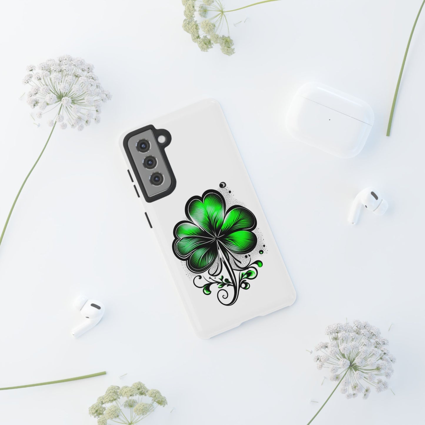 St. Patrick's Day Shamrock Phone Case - Tough & Stylish