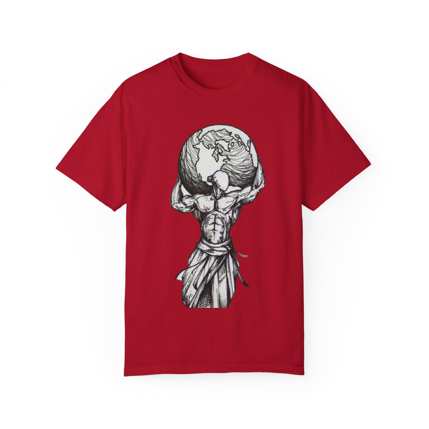 Atlas Earth Graphic Unisex T-Shirt - Comfortable Casual Wear for Nature Lovers