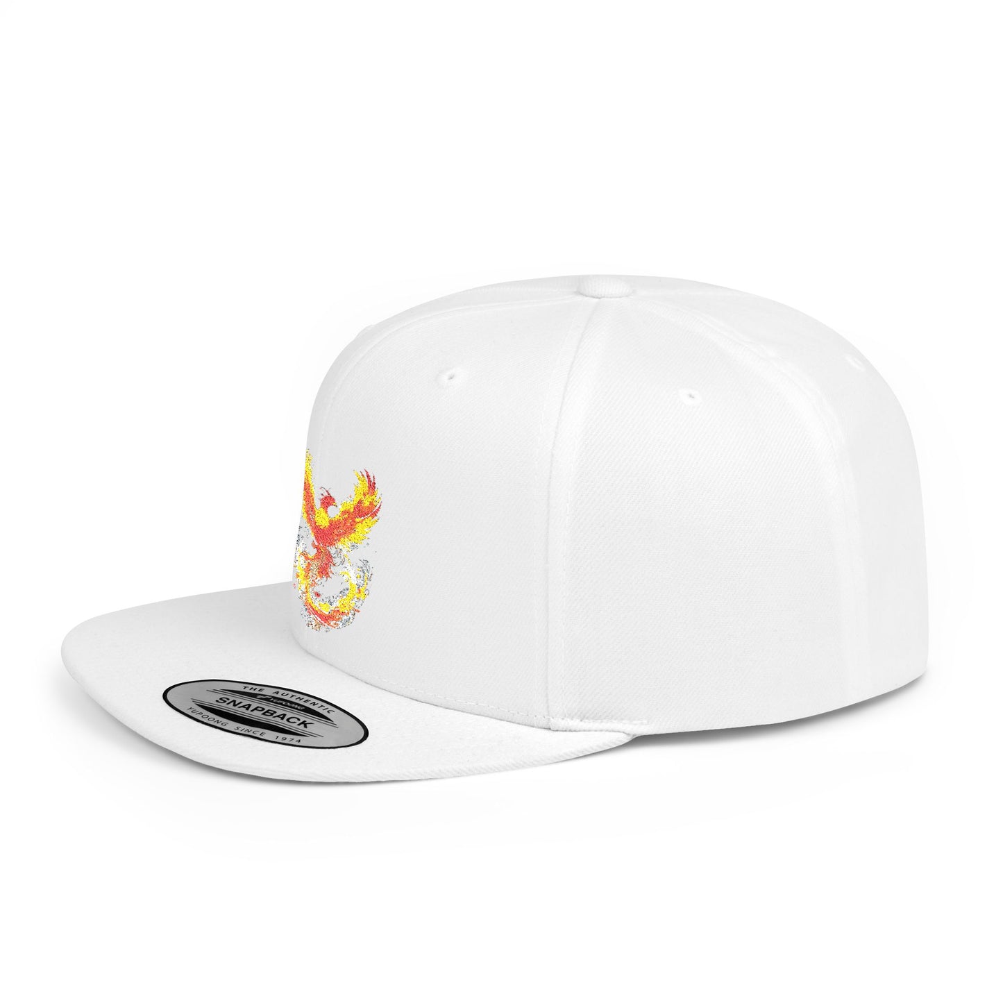 Phoenix Fire Flat Bill Snapback Hat - Stylish & Bold Cap for Trendsetters