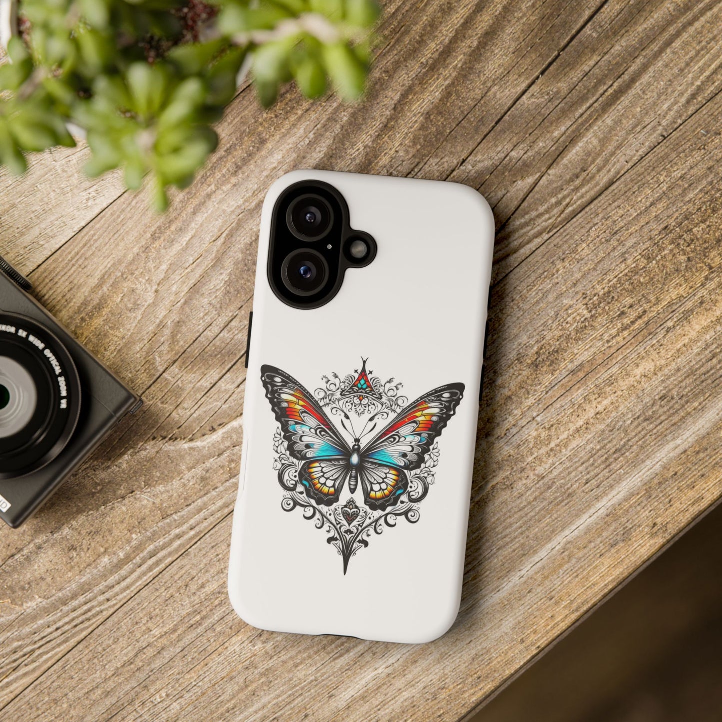 Butterfly Tough Case - Stylish Phone Protection