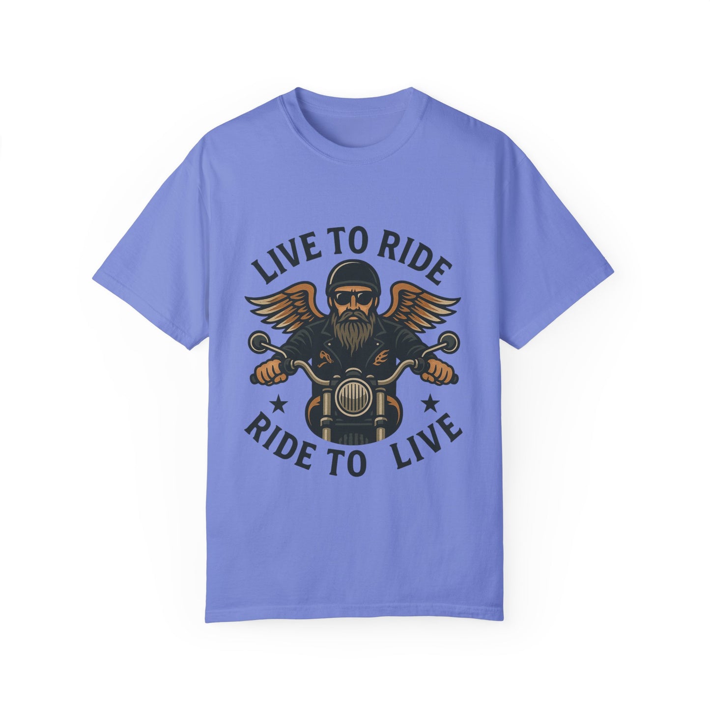 Live to Ride Motorcycle Unisex T-Shirt - Perfect for Bikers and Adventure Lovers