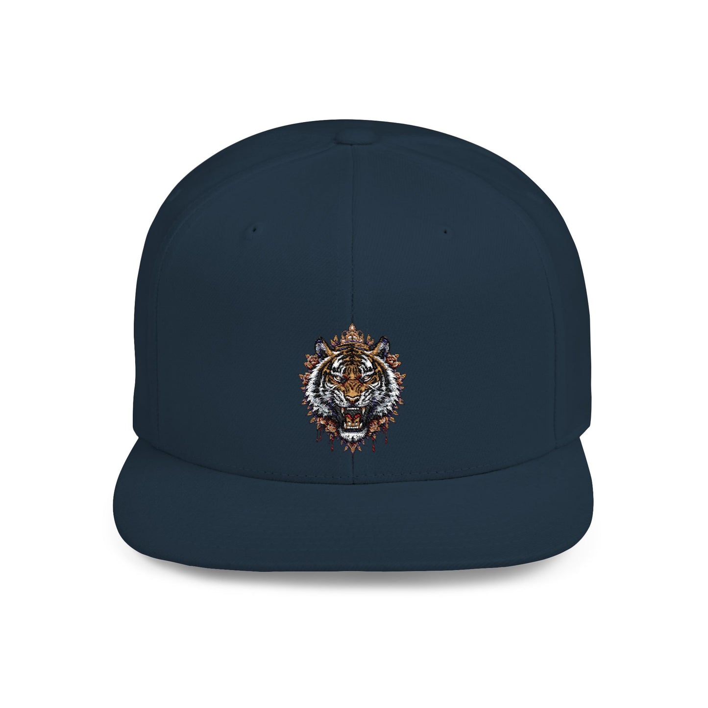 Flat Bill Snapback-Traditional tiger