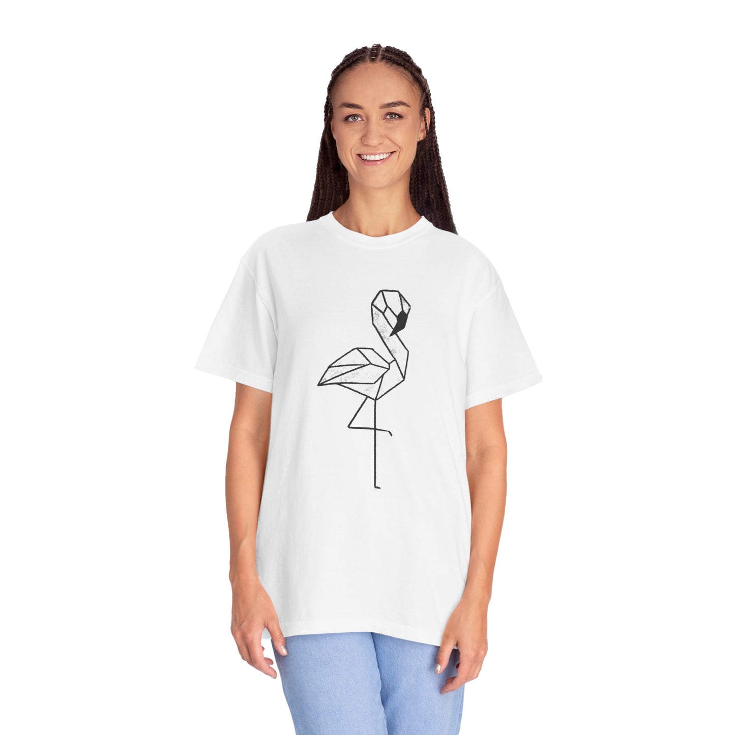 Flamingo Origami Unisex T-shirt