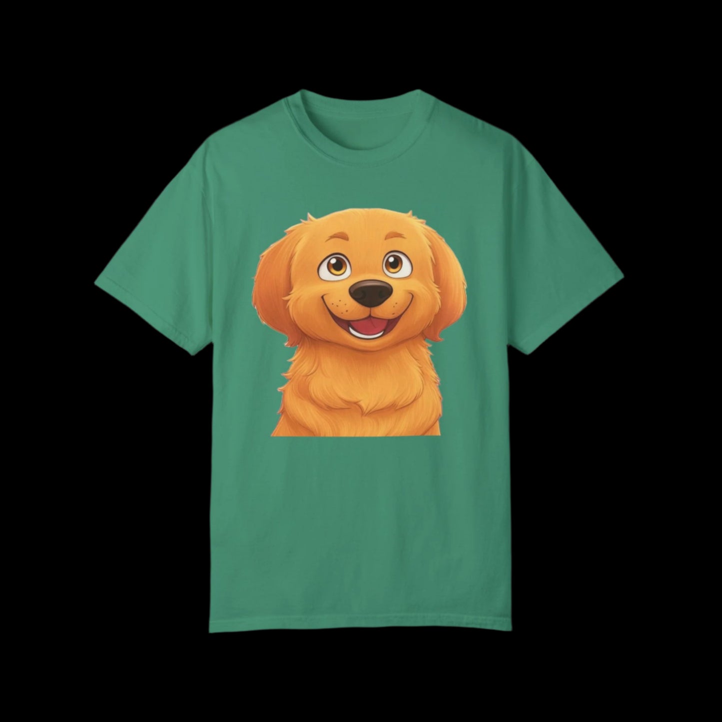 Cute Golden Retriever Graphic Unisex T-Shirt