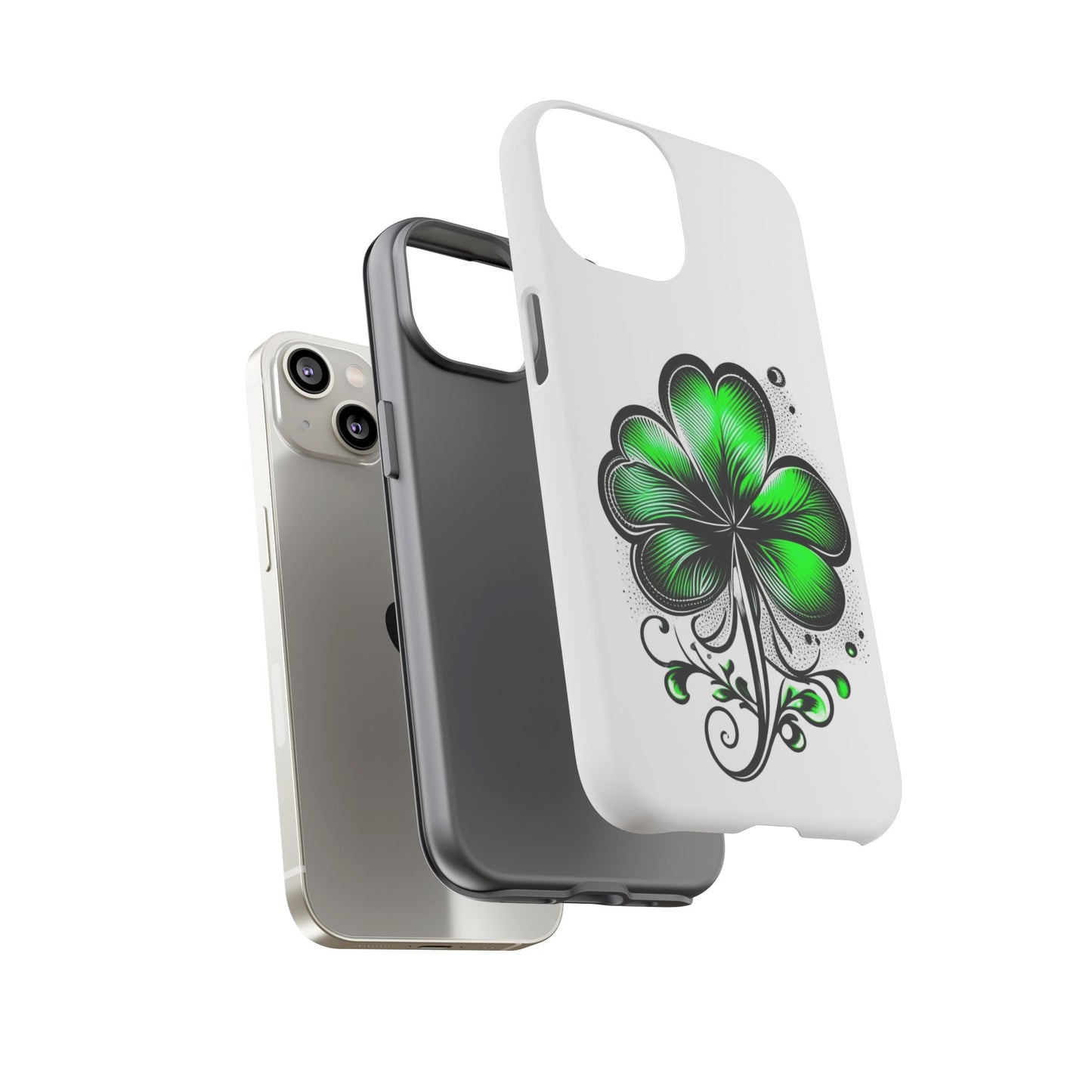 St. Patrick's Day Shamrock Phone Case - Tough & Stylish