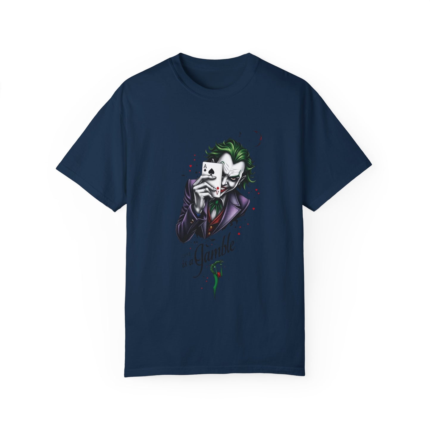 "Joker T-Shirt – Bold Graphic Tee for DC Comics & Supervillain Fans"