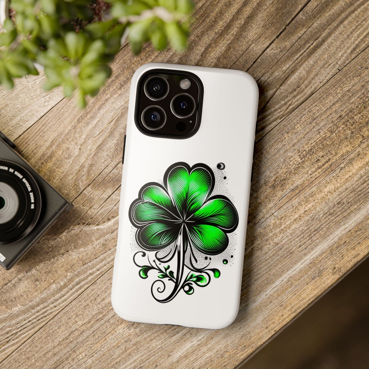 St. Patrick's Day Shamrock Phone Case - Tough & Stylish