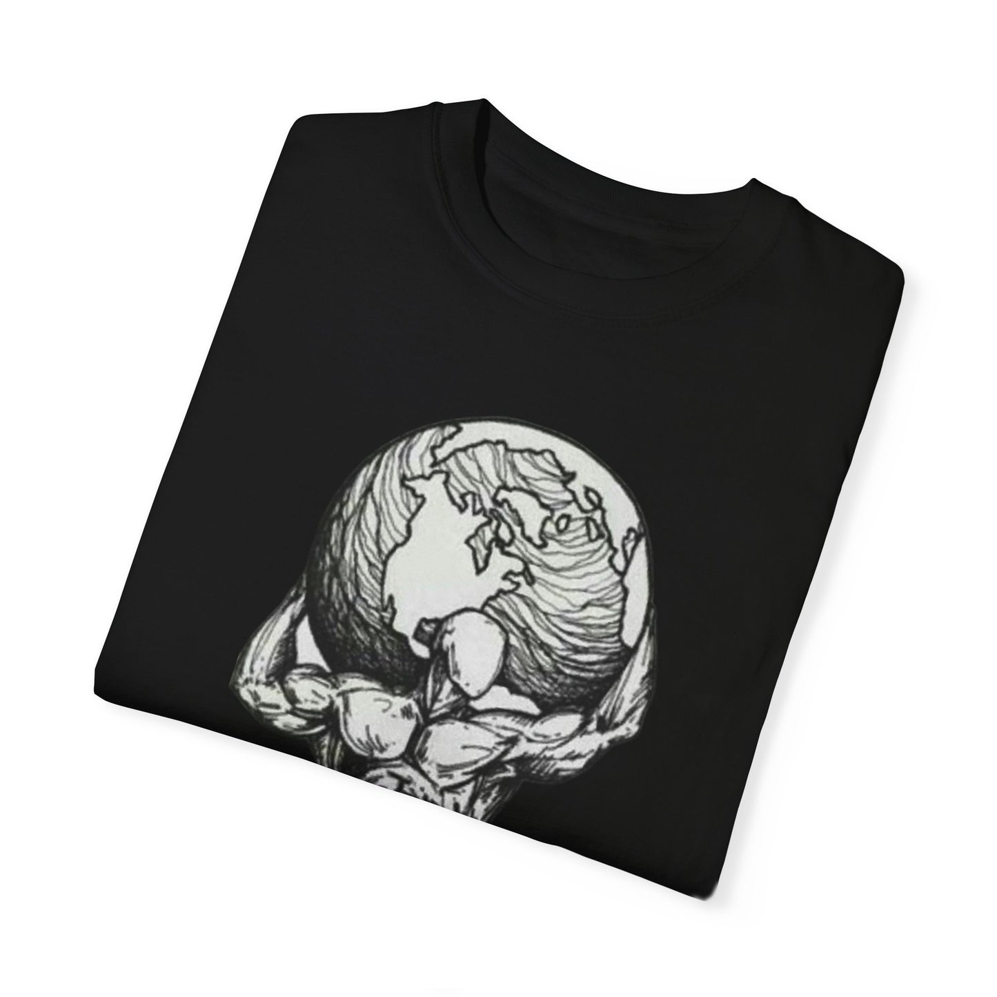 Atlas Earth Graphic Unisex T-Shirt - Comfortable Casual Wear for Nature Lovers