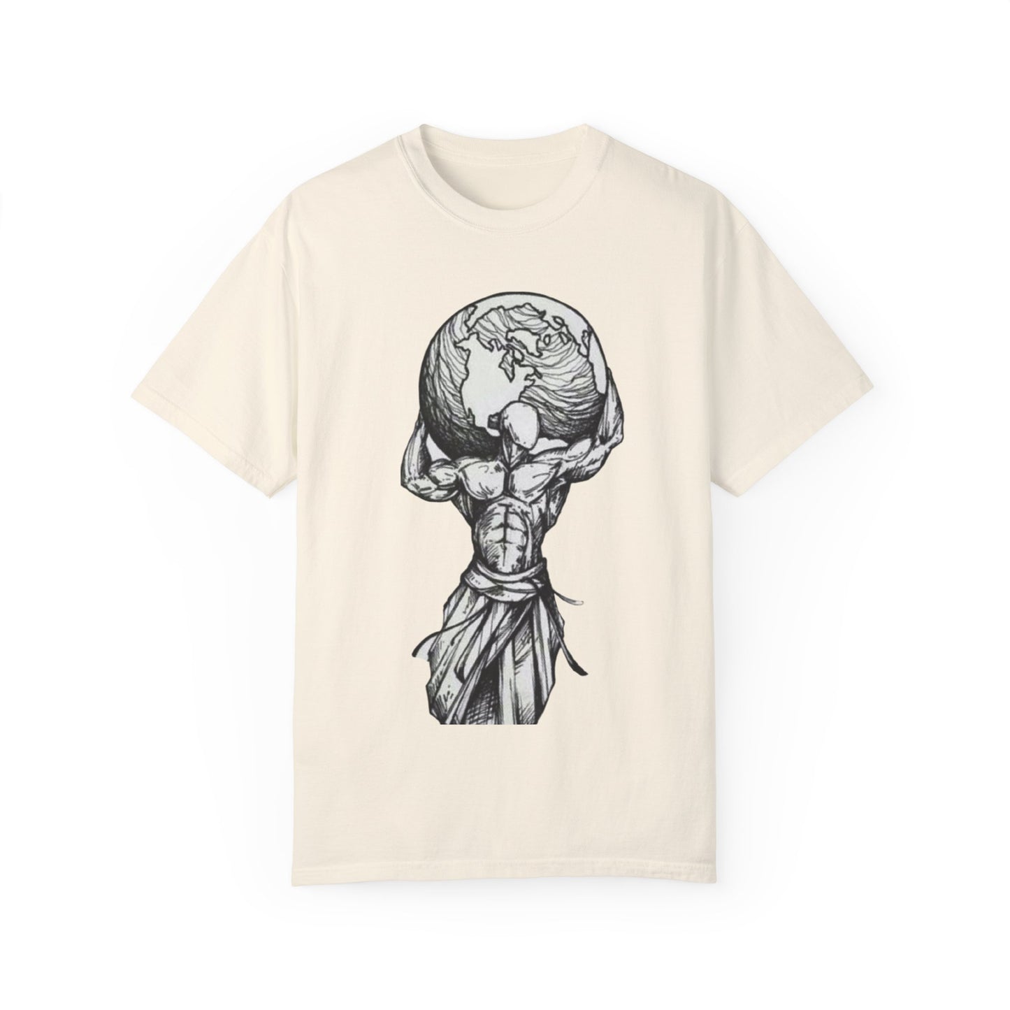 Atlas Earth Graphic Unisex T-Shirt - Comfortable Casual Wear for Nature Lovers