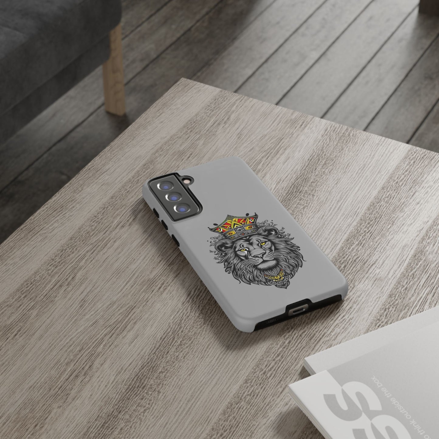 Lion King Phone Case - Tough Cases with Royal Crown Design