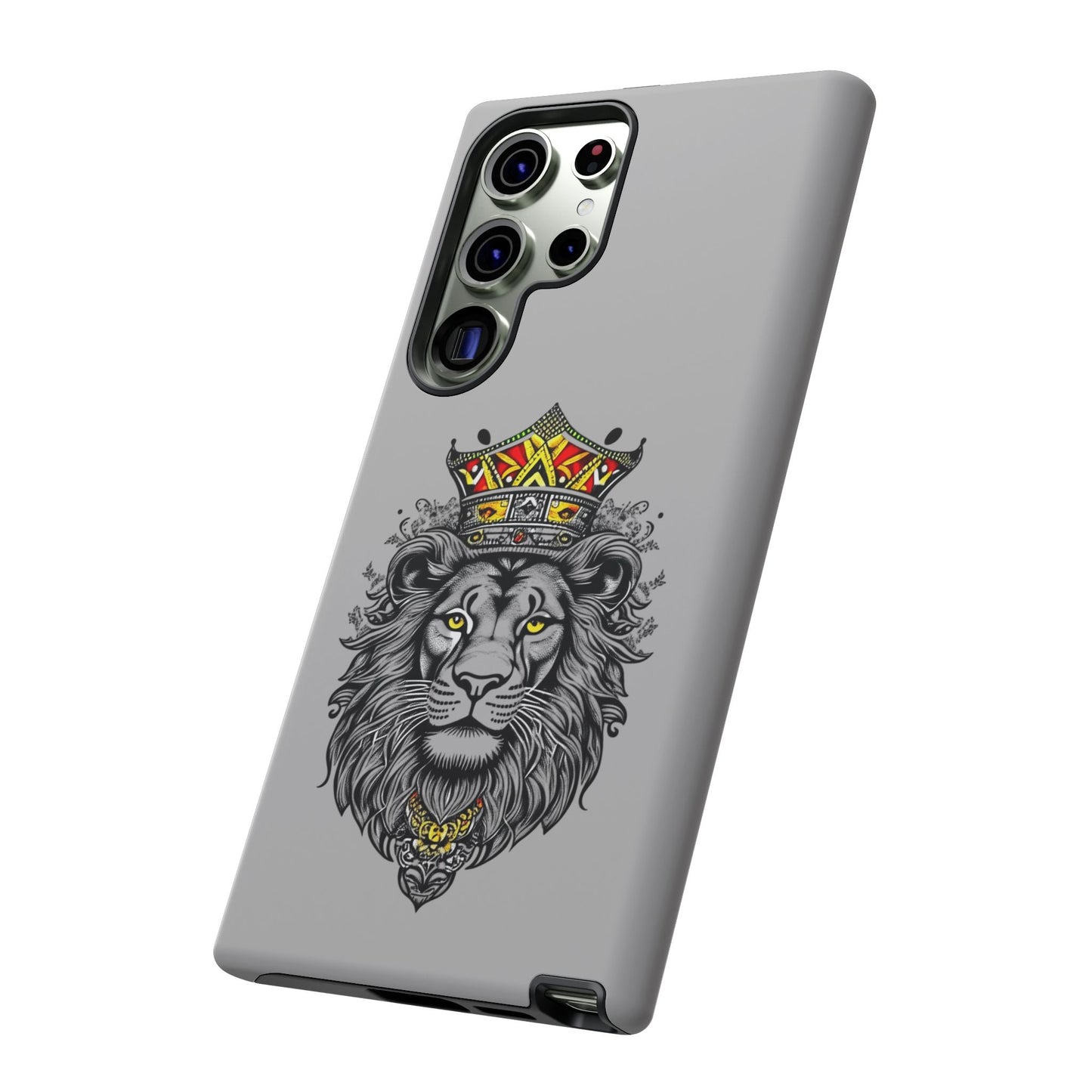 Lion King Phone Case - Tough Cases with Royal Crown Design