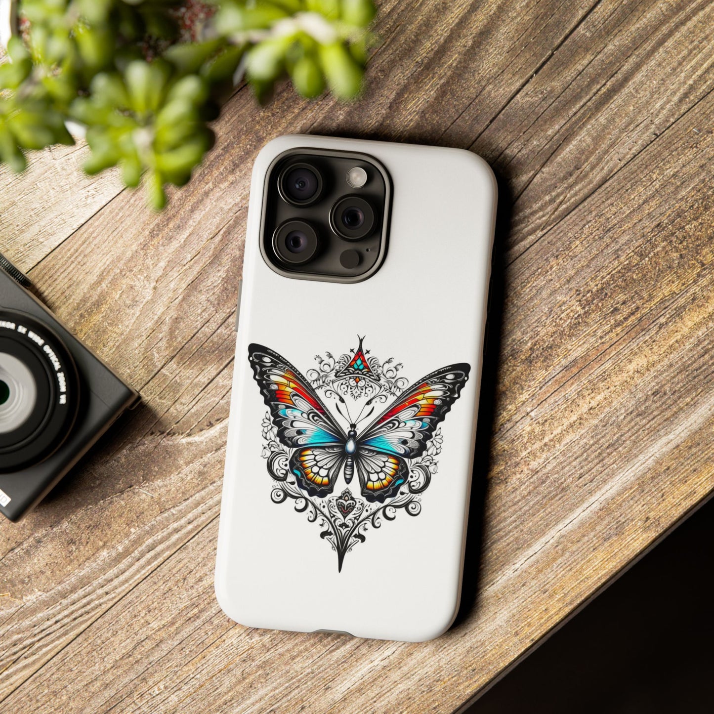 Butterfly Tough Case - Stylish Phone Protection