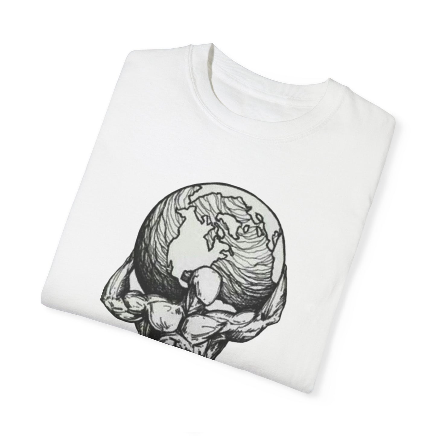 Atlas Earth Graphic Unisex T-Shirt - Comfortable Casual Wear for Nature Lovers
