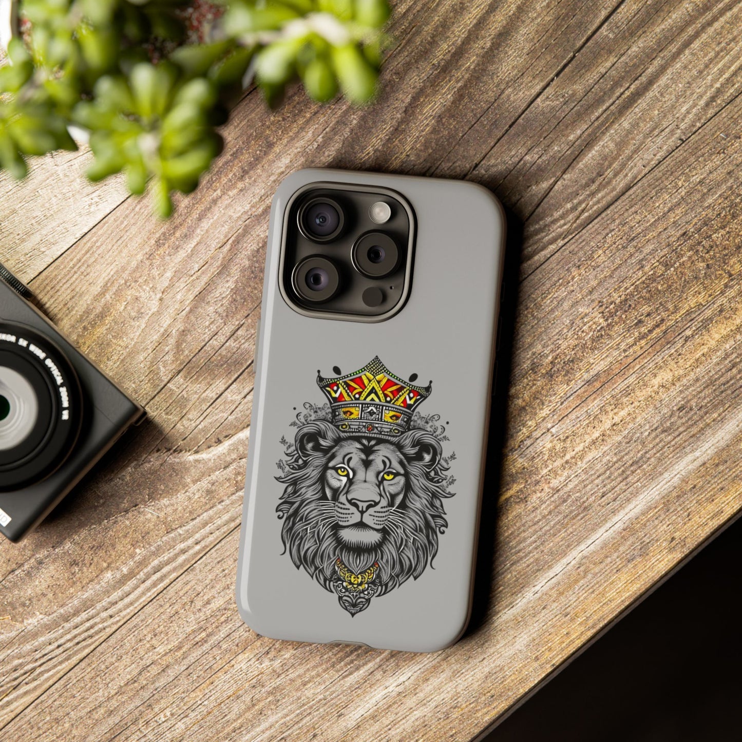 Lion King Phone Case - Tough Cases with Royal Crown Design