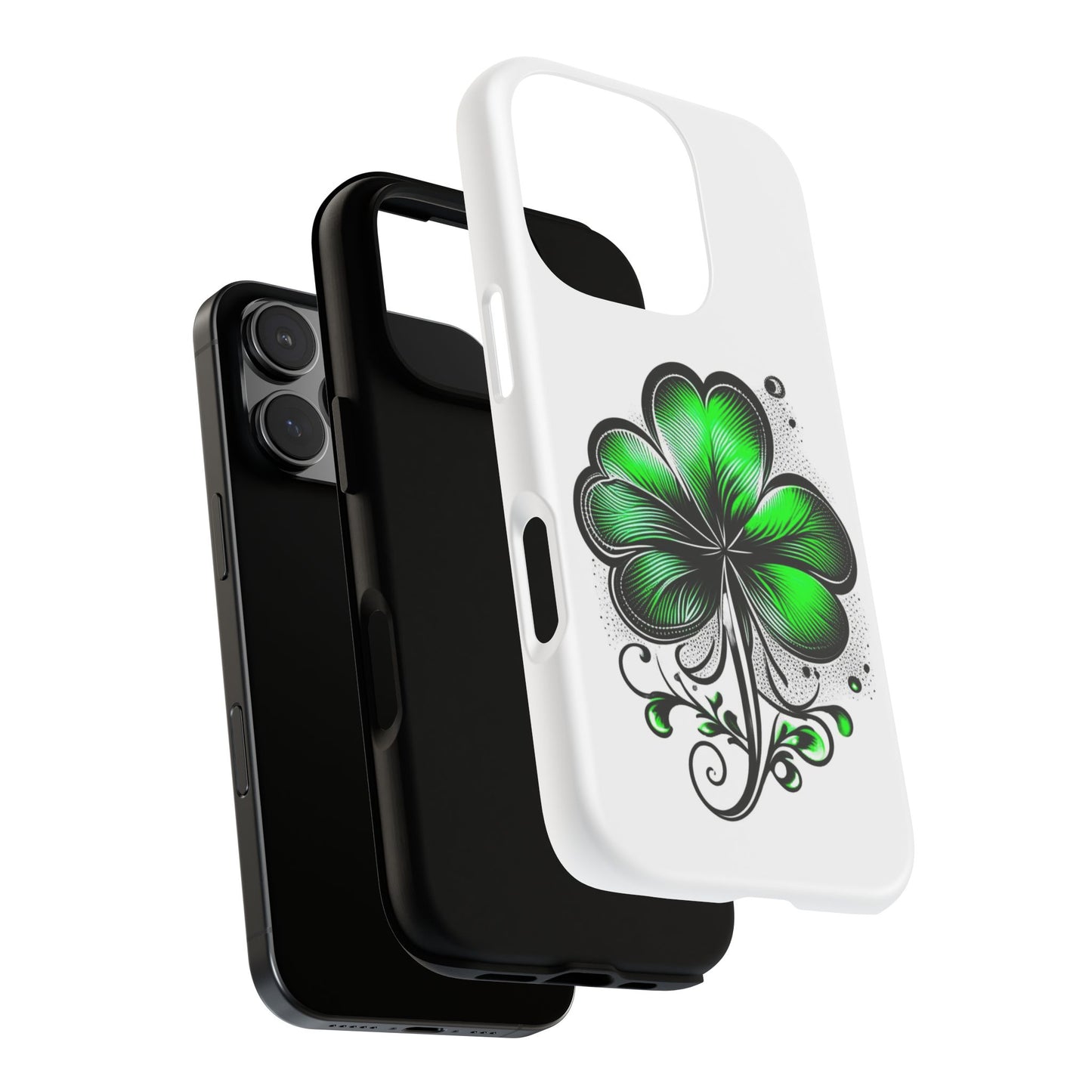 St. Patrick's Day Shamrock Phone Case - Tough & Stylish