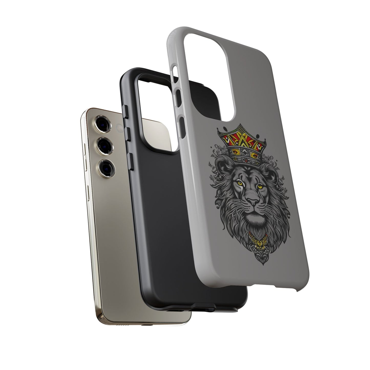 Lion King Phone Case - Tough Cases with Royal Crown Design