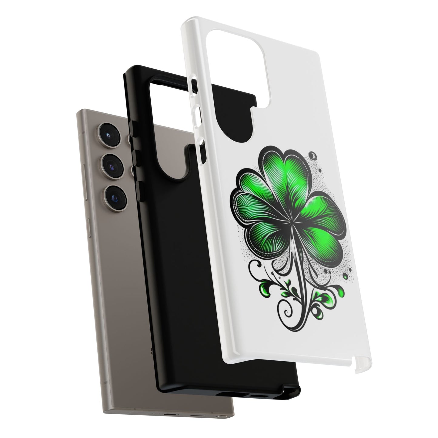 St. Patrick's Day Shamrock Phone Case - Tough & Stylish